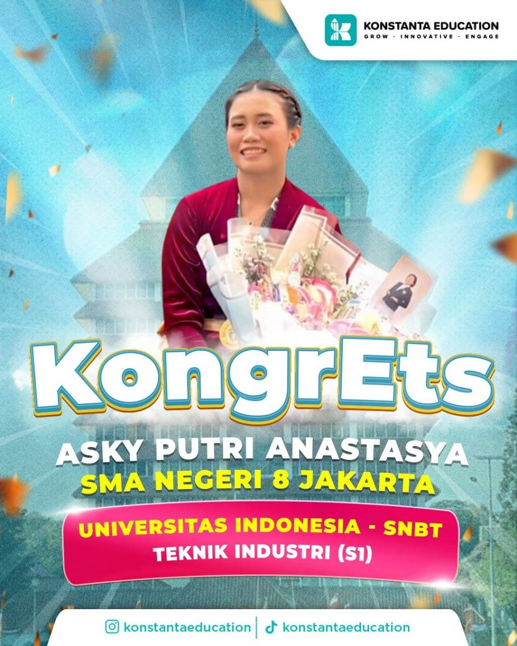 Poster achievement Asky Putri Anastasya