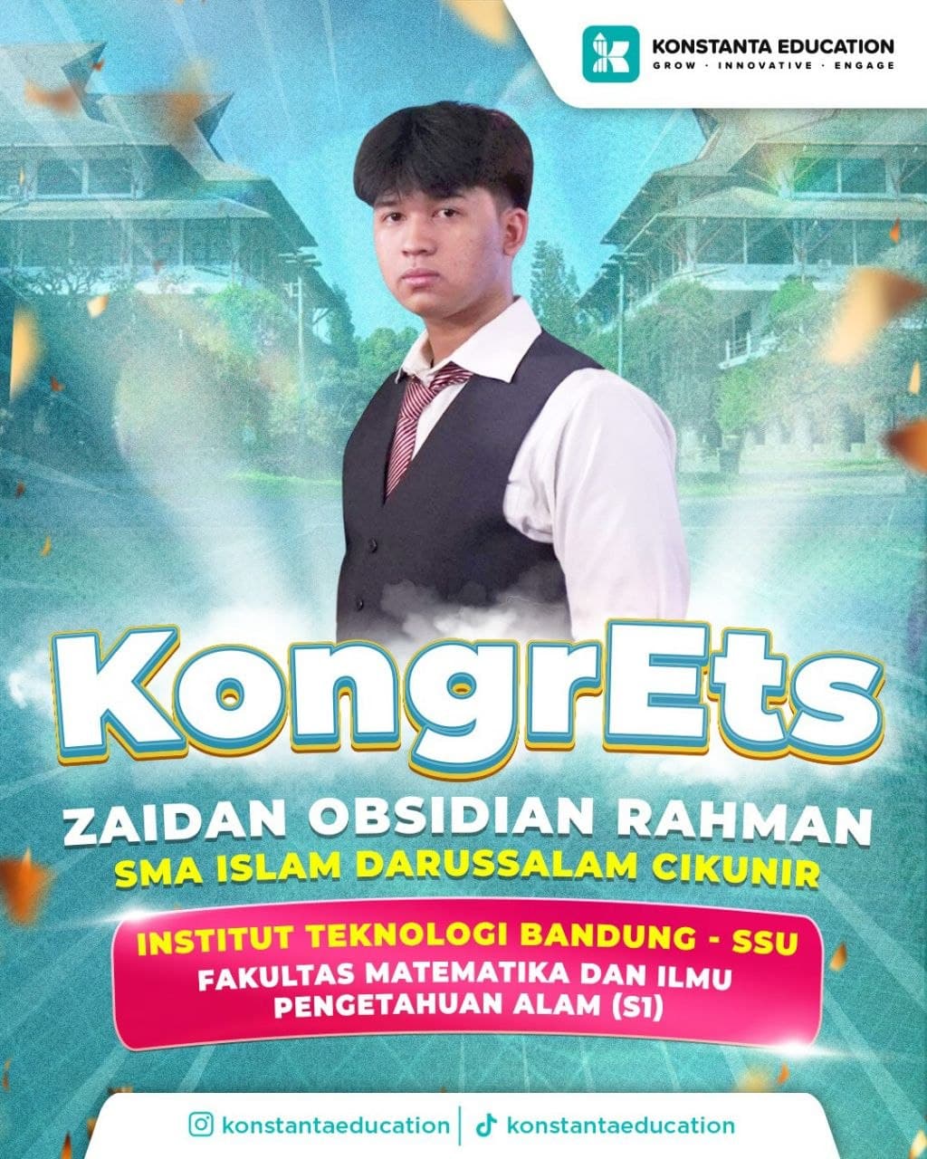 Poster achievement Zaidan Obsidian Rahman