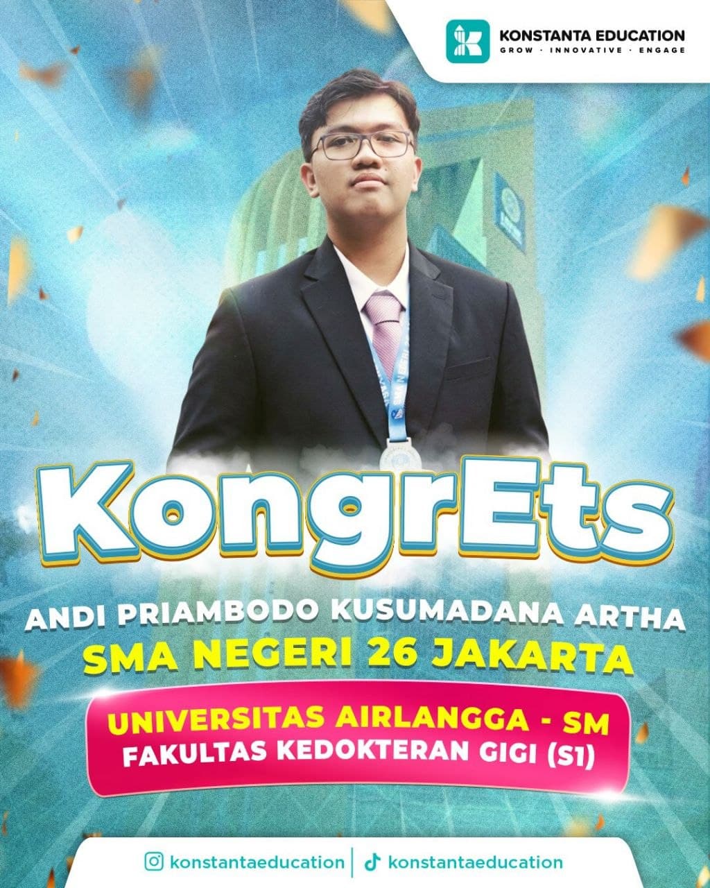Poster achievement Andi Priambodo Kusumadana Artha