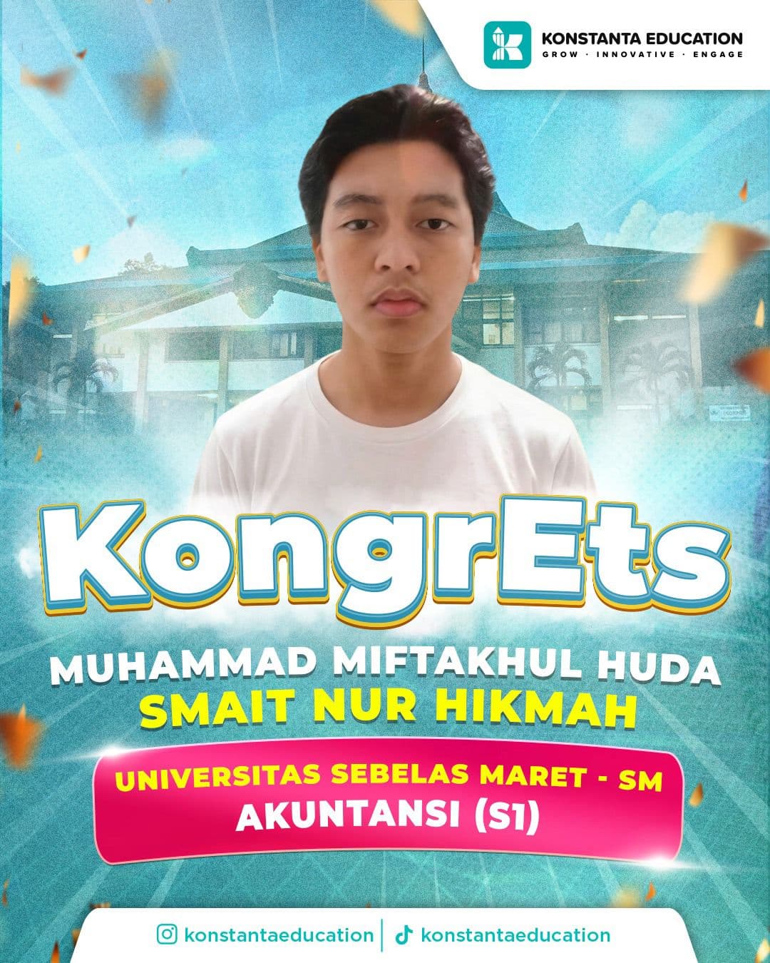 Poster achievement Muhammad Miftakhul Huda