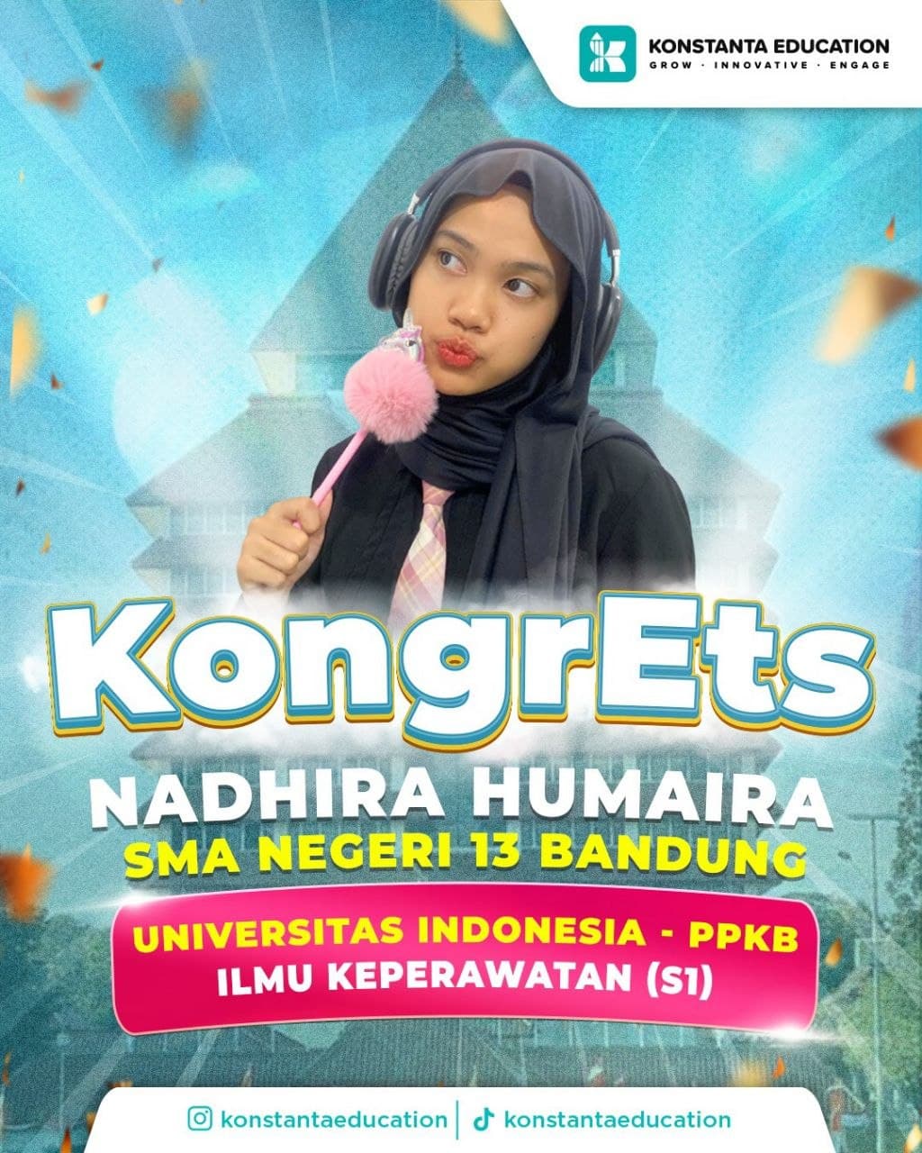 Poster achievement Nadhira Humaira
